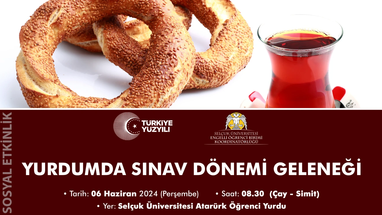 Yurdumda Sınav Dönemi Geleneği (Çay -Simit )
